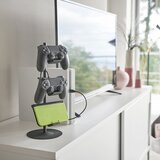 YAMAZAKI Črno kovinsko večnamensko stojalo Smart – | Shoptok.si