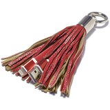  USB kabl sa priveskom iPhone Lightning crveni | Eponuda.com