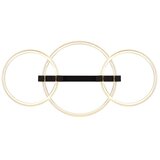 Globo 48050D2S - LED plafonsko svetlo FLETCHER LED/40W/230V 3000K 76x38 cm crna | Eponuda.com