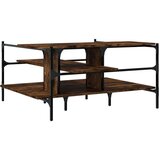  Stolić za kavu boja hrasta 100x100x48 5 cm konstruirano drvo | shoptok.hr