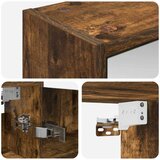  Kopalniška ogledalna omara Dimljeni oreh 43 x 16 x 62.5 cm, (5000233038) | Shoptok.si