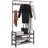 vidaXL Vješalica za kapute Sivi hrast sonoma 95 x 34 x 184 cm | shoptok.hr