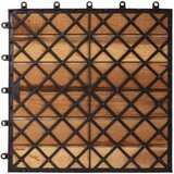  Pločice za decking 10 pcs Smeđa 30 x 30 cm Acacijsko drvo | Eponuda.com