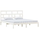  Okvir za krevet bijeli 180x200 cm bračni od masivnog drva | shoptok.hr