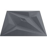 vidaXL Stenski paneli 24 kosov sivi 50x50 cm XPS 6 m² zvezda | Shoptok.si