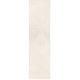 Kayoom TEKAČ Monroe 225 Creme 80/300 cm taftano krem barve | Shoptok.si