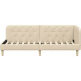  Kutni okvir kreveta Krema 80 x 200 cm tkanina | shoptok.hr
