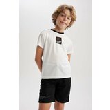 Defacto Oversize Fit Printed Short Sleeve T-Shirt Cene