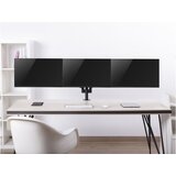 Equip 650134 nagibna namizna monitorska konzola, 17 "-27", 3 monitorji, črna | Shoptok.si