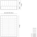 Micadoni Home Tamno plavi tapecirani bračni krevet s prostorom za odlaganje s podnicom 180x200 cm Kelp – | shoptok.hr