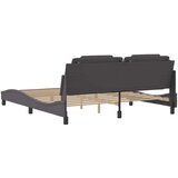  Okvir za krevet Viana bez madraca sivi 180x200 cm od umjetne kože | shoptok.hr