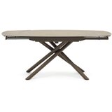 Kave Home Proširiv blagovaonski stol s dodatnom pločom s keramičkom daskom 100x130 cm Yodalia – | shoptok.hr