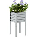  Vrtna žardinjera 45x45x88 cm Pocinčani čelik | shoptok.hr