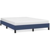  Posteljni okvir moder 140x190 cm blago, (20684998) | Shoptok.si