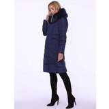 PERSO Woman's Coat BLH818025F Navy Blue Cene