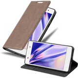 Cadorabo Ohišje, združljivo z Sony Xperia E5 v kavovinsko rdeča - Zaščitni ovitek z magnetnim zapiranjem, stoječo funkcijo in režo za kartice, (20549256) | Shoptok.si