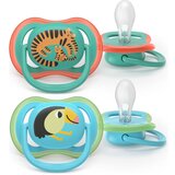 Avent tolažilna duda - silikon Ultra Air motiv 6-18m, M, 2/1 Cene