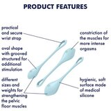 YONI Vaginalne kroglice Yoni Power 2, svetlo modre | Shoptok.si