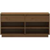 Ormarić za cipele boja meda 110x34x52 cm od masivne borovine | Eponuda.ba
