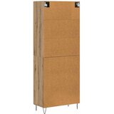  Highboard 2 pcs Umjetnički hrast Inženjersko drvo i staklo | shoptok.hr