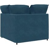  Modularna Kutna Sofa s Jastucima Plava 100 cm | shoptok.hr