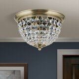 Orion dlu 1840/35 - kristalna plafonska lampa plafond 3xE27/40W/230V prečnik 35 cm bronza | Eponuda.com