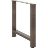  Noge za blagovaonski stol Prirodni čelik 2 kom 70 x (72-73) cm Čelik | shoptok.hr