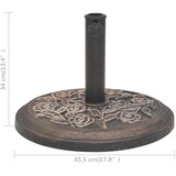  Stalak za Suncobran od Smole Okrugli Boja Bronce 9 kg | Eponuda.ba