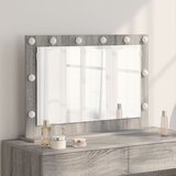 vidaXL ogledalo za šminkanje Siva sonoma 80 x 55 x 18 cm | shoptok.hr