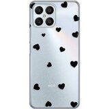 Telempire Torbica Silikonska Print Skin za Honor X8 Hearts