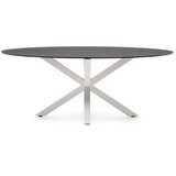 Kave Home Jedilna miza s stekleno mizno ploščo 100x200 cm Argo – | Shoptok.si