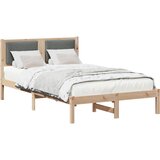  Krevetna konstrukcija s uzglavljem Tamno siva 120 x 200 cm | shoptok.hr