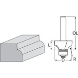 Makita okrugla glodalica sa ležajem D-48387 Cene