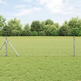 vidaXL Heksagonalna ograda Pocinčani čelik 5000 x 0.06 x 40 cm Izdržljiva | shoptok.hr
