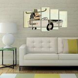 Wallity Set Slika 5ABSMDF-76, 5 Delova | ePonuda.com