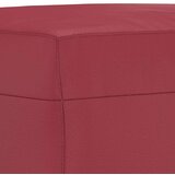  4-dijelni set sofa s jastucima crvena boja vina od umjetne kože | shoptok.hr