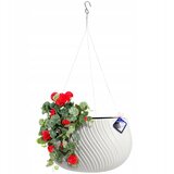 KADAX cvetlični lonec z vstavkom, obešen okrogel, za balkon, teraso, bel, 29,5 cm, (5000352869) | Shoptok.si