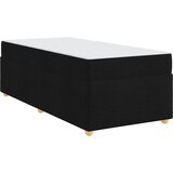  Krevetna konstrukcija s madracem Crna 100 x 200 cm tkanina | shoptok.hr