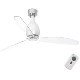 Faro 32020 - plafonski ventilator MINI ETERFAN, bela/prozirna, prečnik 128 cm, sa daljinskim upravljačem | Eponuda.com