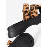 GOODIN Women's leopard print platform flip-flops | ePonuda.com
