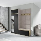 PKMebel Komplet za hodnik Emi 19 - artisan hrast/črn | Shoptok.si
