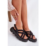 Boto Women's platform sandals with straps black Filamira | Shoptok.si