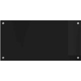  Kuhinjski zid Crna 80 x 40 cm Staklo otporno na udarce | Eponuda.com