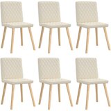  Jedilni stoli 6 kosov platno, (21828495) | Shoptok.si