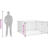 Vanjski kavez za pse 200 x 200 x 100 cm | shoptok.hr