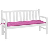  Jastuk za vrtnu klupu ružičasti 150 x 50 x 7 cm tkanina Oxford | shoptok.hr