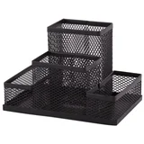 Namizni organizator kovinski levia 4-delni črn 110446 LEVIA