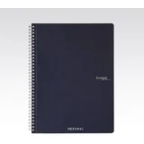 Bilježnica Ecoqua original A4 90g 70L spiralna kocke dark blue 19290104