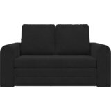 vidaXL sofa na podu krevet 2-u-1 Crna 148x71x83 cm Velur | shoptok.hr