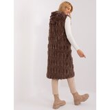 Wool Fashion Italia Vest-AT-KZ-2368-1.07-brown | shoptok.hr